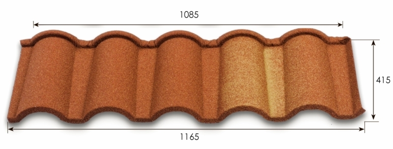 metrotile romana size