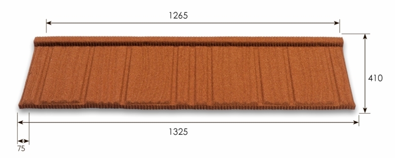 metrotile wood size